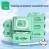 Honeysuckle Scent Wet Wipes - Portable, Mild Cleaning Pack with Lid for Student and Adult Use