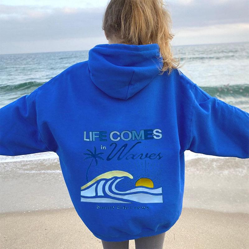 2024 Autumn/Winter Trendy Men's & Women's Drop-Shoulder Long-Sleeve Hooded Sweatshirt - Fashionable, Casual & High-Quality Printed Design