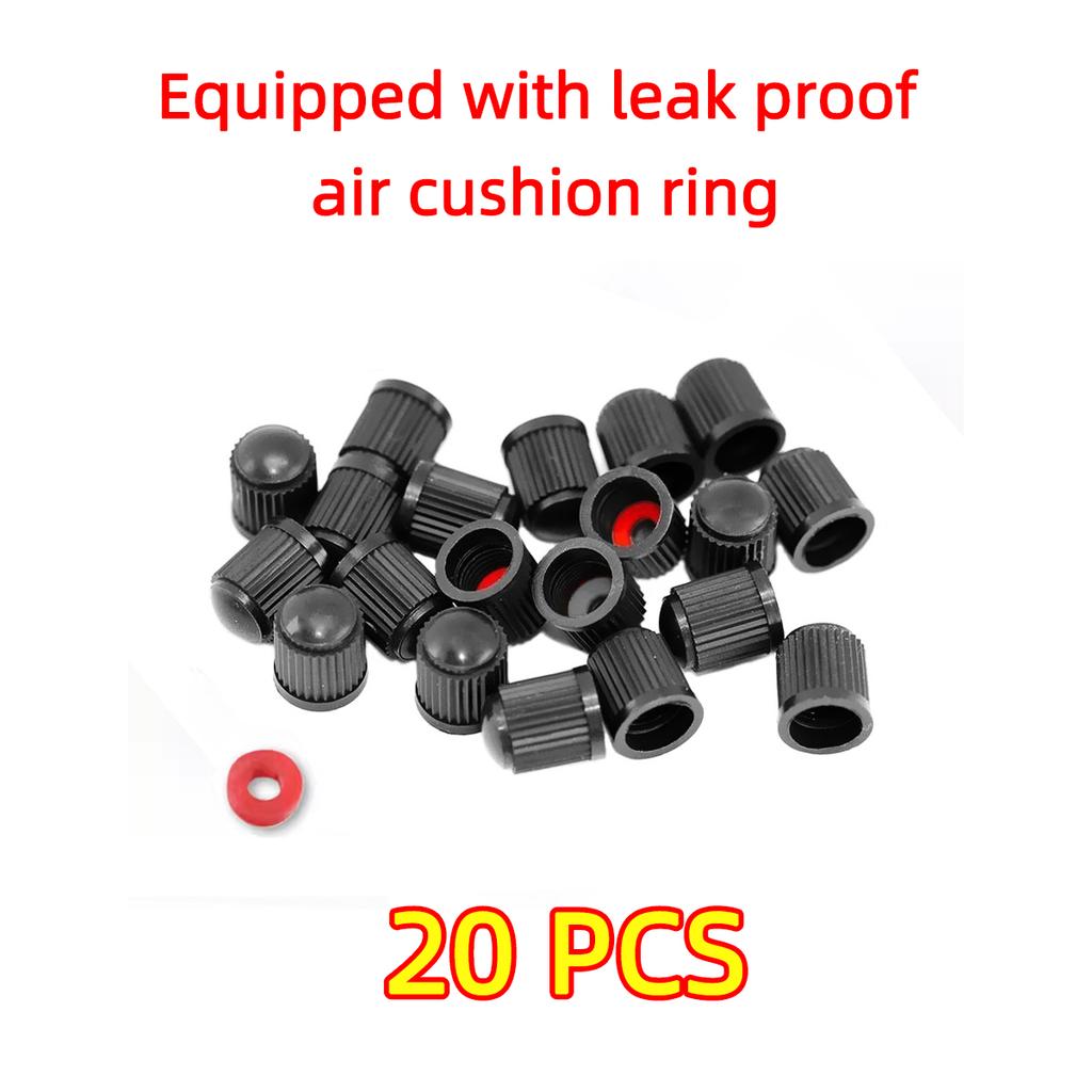 Tire Stem Valve Caps with Rubber Ring Universal Stem Covers rucks Airtight Seal Heavy Duty Cap Decor Covers Dome Shape Dust