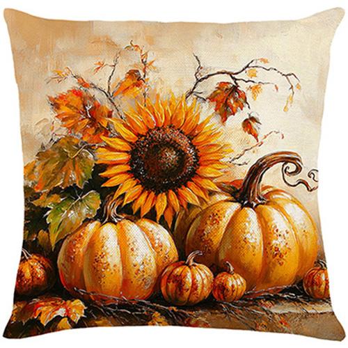 Наволочка для декоративной подушки 45x45 см с узором Венок с белкой 450mm450mm 4090₽