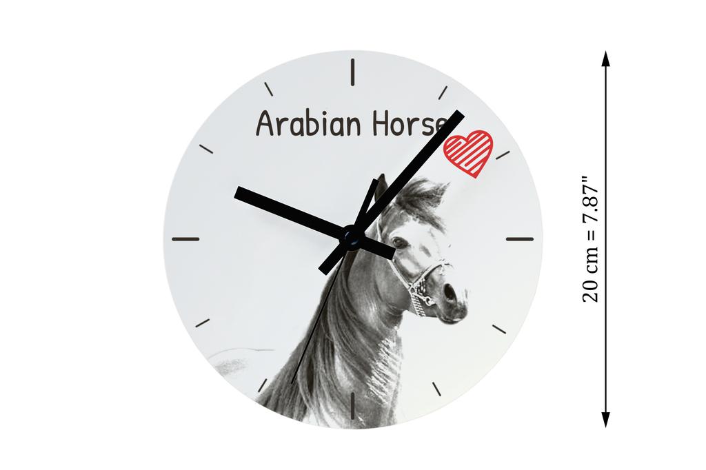 Arab Horse – Wall clock with a horse, shelf clock with a print | Art-Dog