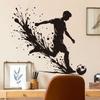 2026 World Cup Football Soccer Wall Sticker for Boys Self-Adhesive Removable Kids Room Bedroom Fan Sports Decor