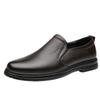High-value new trendy shoes men's business casual leather shoes real cowhide soft leather soft-soled leather shoes