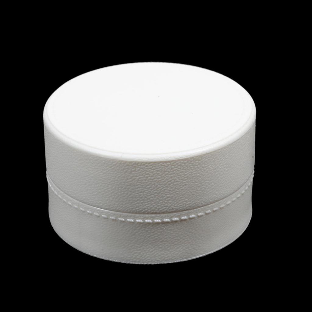 1Pc  Cute  Bow Round Storage Box Kawaii Girls Jewelry Hairpins Dustproof Box Travel Portable Small Sundries Organizer