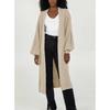 Übergroßer Strick-Cardigan-Pullover mit langen Ärmeln für Damen, Winter, lockere Passform, Übergröße, V-Ausschnitt, offene Vorderseite, langer Mantel