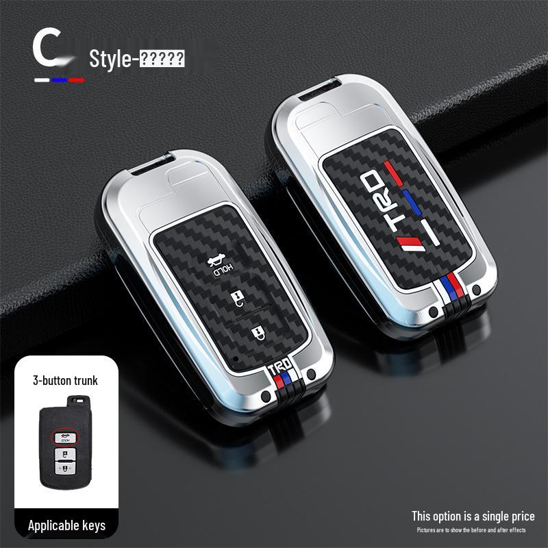 Key Cover for Toyota Land Cruiser LC300, Prado, and RAV4