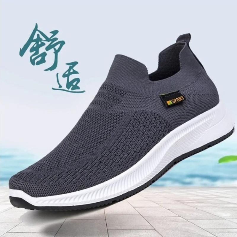 Men's Shoes New Breathable Mesh Casual Shoes Lightweight Comfort Sneakers Non Slip Vulcanized Footwear Walking Flats Men Loafers