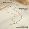 Pendant Style Necklace Fashionable Popular Jewelry Fashion Zircon Stainless Steel Women's Sporty Necklace Pendant Necklace