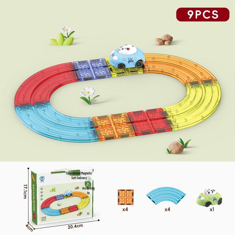 Digge Magnetic Train Track Building Blocks: Children s Educational Toy