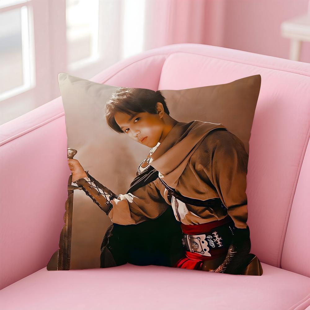 D-Dimash K-Kudaibergen Singer Cushion Cover Comfortable Reversible Pillow Cover Ideal for Car Sofa Bedroom & Beyond