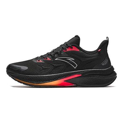 Rocket 5.0 Comfortable Sports Fabric Non-Slip Wear-Resistant Low-Top Running Shoes Men Sneaker Black Red 112345523-8