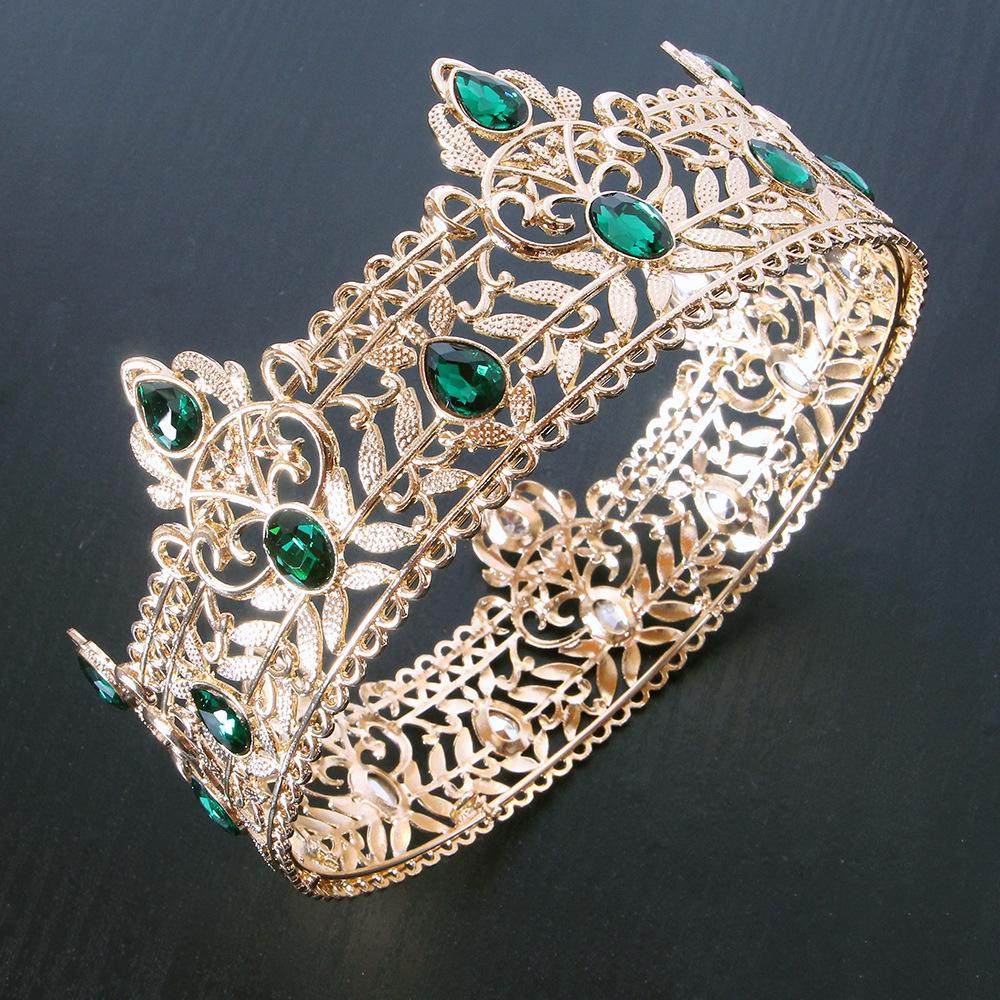 

Золотая корона для мужчин: Разноцветный головной убор в форме круга на дни рождения и свадьбы