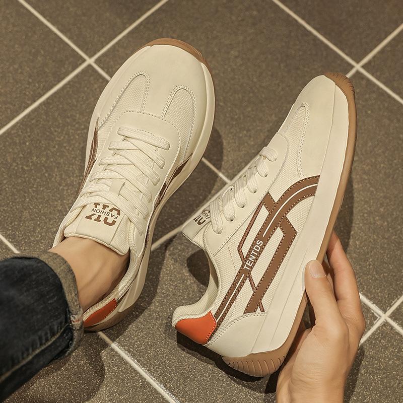 

Breathable Mesh Thick Sole Fashion Shoes 2025 Summer Men s Korean Style Trendy Casual Shoes Versatile Sporty Dad Shoes 44