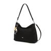 Daks Misty Flower Black Flower Charm Nylon Shoulder Bag Dcba6f527bk