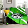 Maccabi Fußball Club Bedruckte Decken Weiche Flanelldecken für Sofa Bett Geschenke für Männer Frauen Picknickdecke Weihnachtsgeschenke