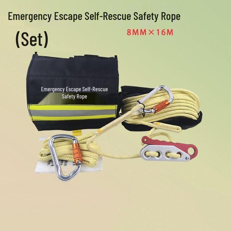 Brangdy 8mm Fire Emergency Escape Safety Rope Set