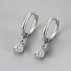 925 Silver Earrings For Women Trendy Heart Star Zircon Earring Jewelry Prevent Allergy Party Accessories Gift