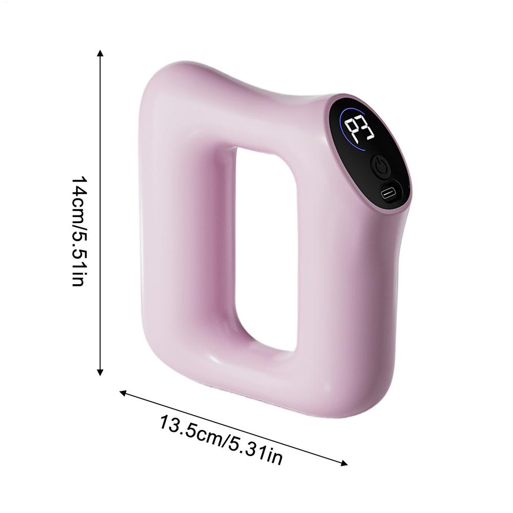 Electric Fascia Massager Ergonomic Rechargeable Massage Deep Tissue Tool With Heat Portable Full-Body Fascia Massaging Device