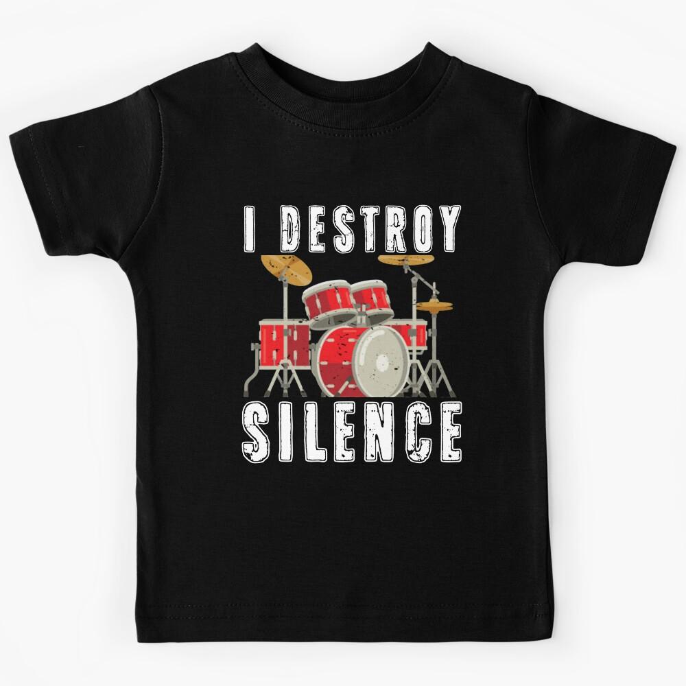 I Destroy Silence Kids T-Shirt 110