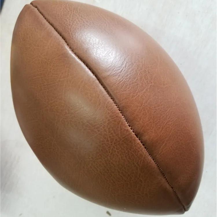 Soft Rubber No. 9 Rugby Ball American Football Ball Sport Match For Child Kids Adult College Teenagers Training /decoration