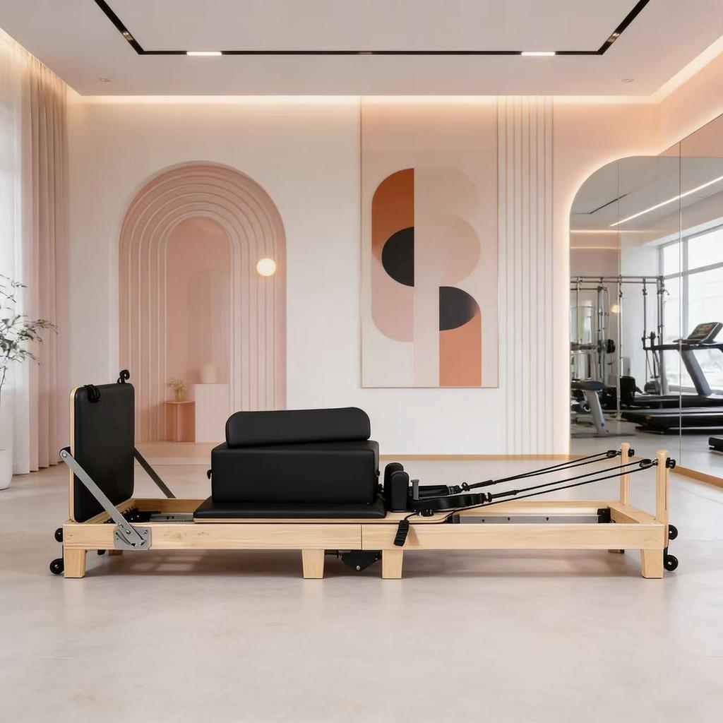 Letto pieghevole per Pilates Attrezzatura per il fitness Studio di yoga Palestra Pilates Reformer Machine Scala Club privato Bodybuilding a casa Esercizio