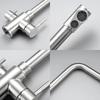 ULA Filtered Kitchen Faucets Hot and Cold Drinking Water 3-ways Filter Kitchen Sink Mixer 360 Rotation Taps