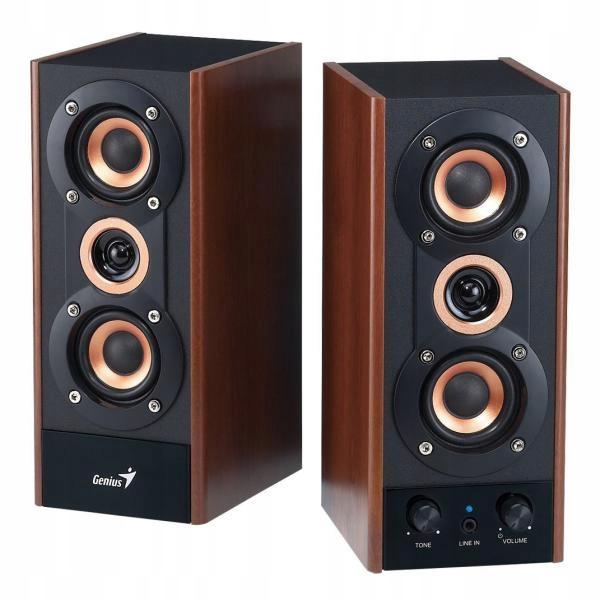 Głośniki 2.0 Genius Sp-Hf 800A 20W Drewniane