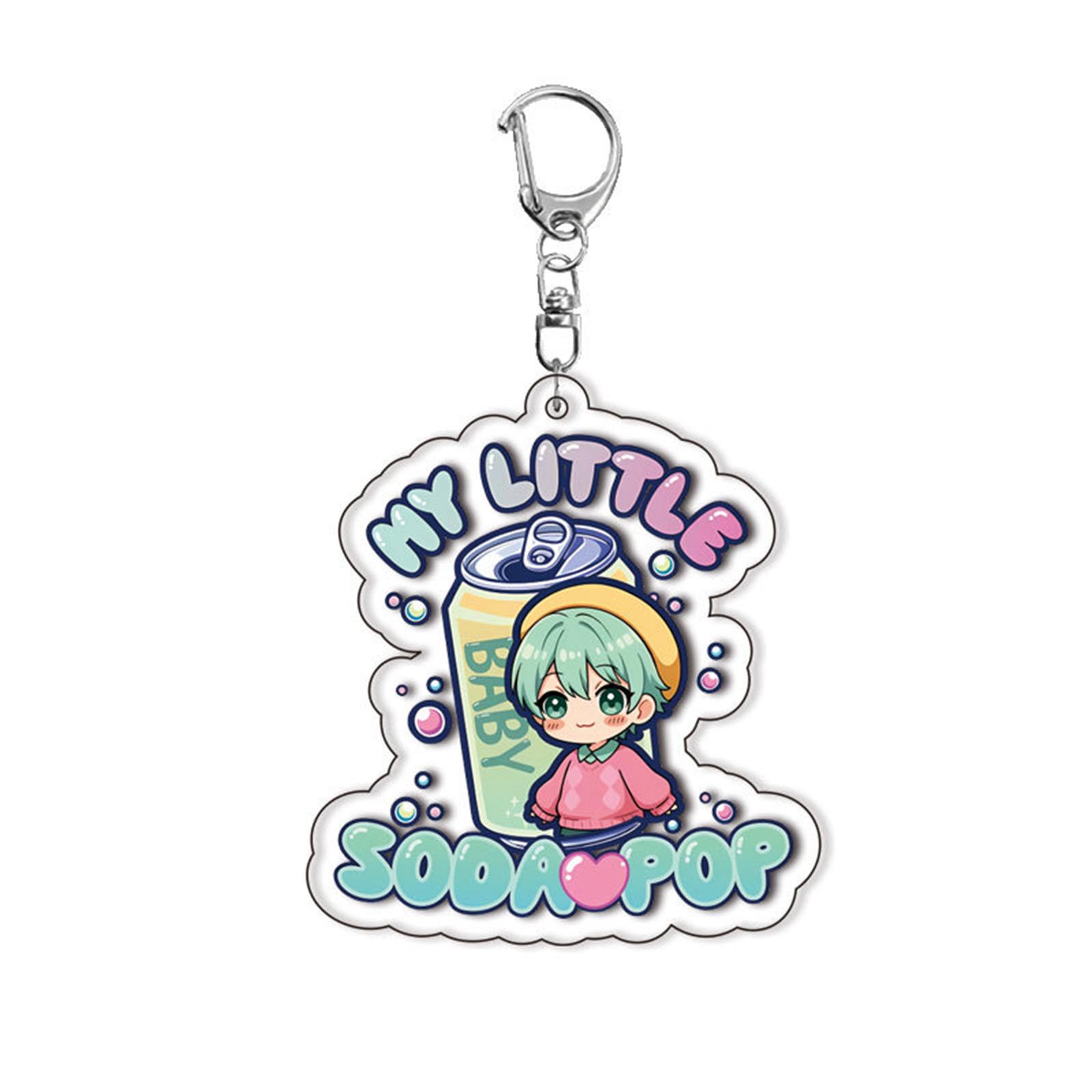 

Cartoon Anime Movie Transparent Acrylic Keychain Pendant, Exquisite Gift Hanging Accessories For Backpacks One Size