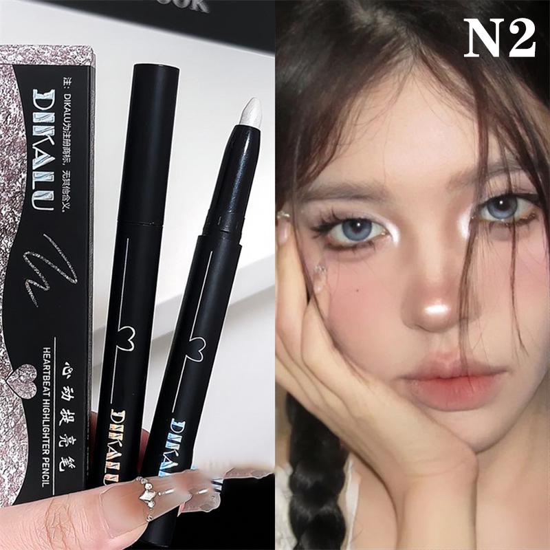

Dikalu Shiny Pearl Eye Shadow Pen White Matte Glitter Eyeliner Pencil Waterproof Long Brighten Eyes Lying Silkworm Stick Makeup 2