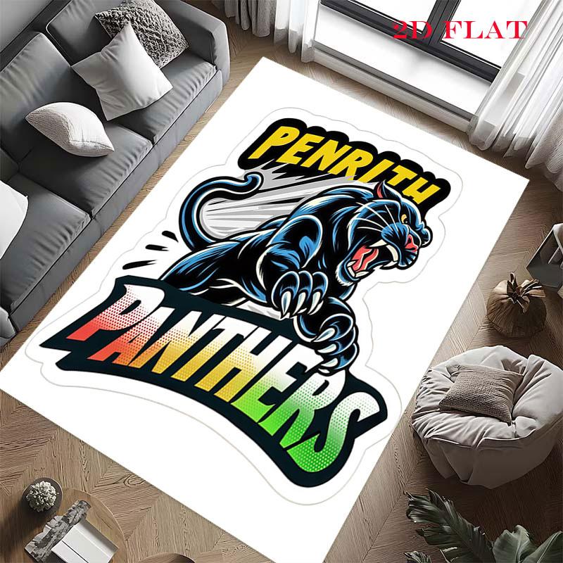 Penrith Panthers Power Carpet Rug for Living Room Bedroom Home Sofa Decoration,Kids play Nonslip Floor Mat
