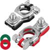 Battery Terminal Connector, Top Post Battery Terminals, Positive And Negative 1 Pair, Corrosion Resistance, Universal Car Accessories For SUV Van
