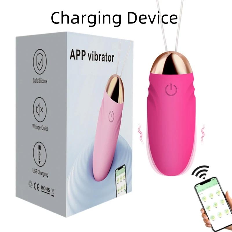 Jump Egg G- Spot Vibrator Adult Sex Toys With Wireless Remote Control Clitoris Stimulator Egg Vibrating Body Vaginal Massager