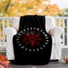 Viking Runes & Tree of Life Flannel Blanket Soft All-Season Throw, Design for Camping, Car Travel, Hiking Sofa, Bed, Office Perfect Gift for Parties