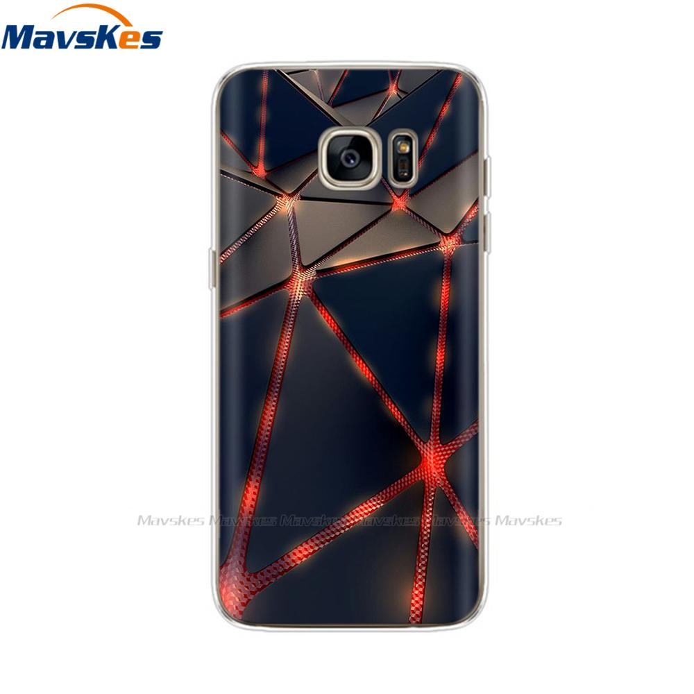Custodia in Silicone Cartone Animato Per Samsung Galaxy S7 Custodie Cover Fiore Morbido TPU Custodia per Telefono Per Samsung S7 edge G930F G930FD G930W8 Funda