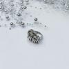 Silver Ring Without Stones, Product Weight 11.63 G (2175322)