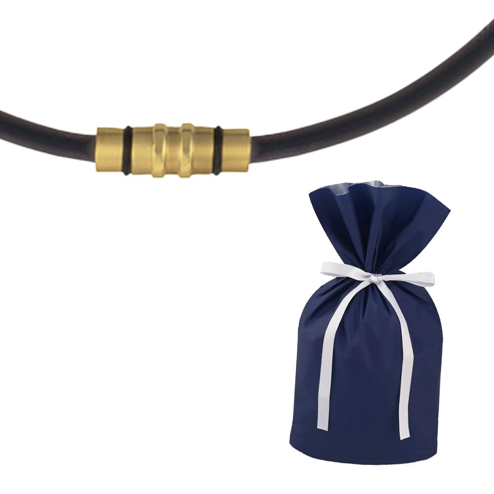 Colantotte Magnetic Necklace Crest Premium Color Necklace Limited Edition Gift Set with Gift Wrapping (Premium Gold, Small)