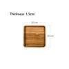 Leeseph Wooden Square Trays for Serving, Wooden Plates Serving Board for Cheese Appetizer Charcuterie Food Dessert Home Party