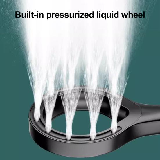 Full Body Coverage Shower Head, Large Ring Shaped, High Pressure Handheld Spray, Soft Water Spray Flow Accessory, for Home Bathroom Durable Head
