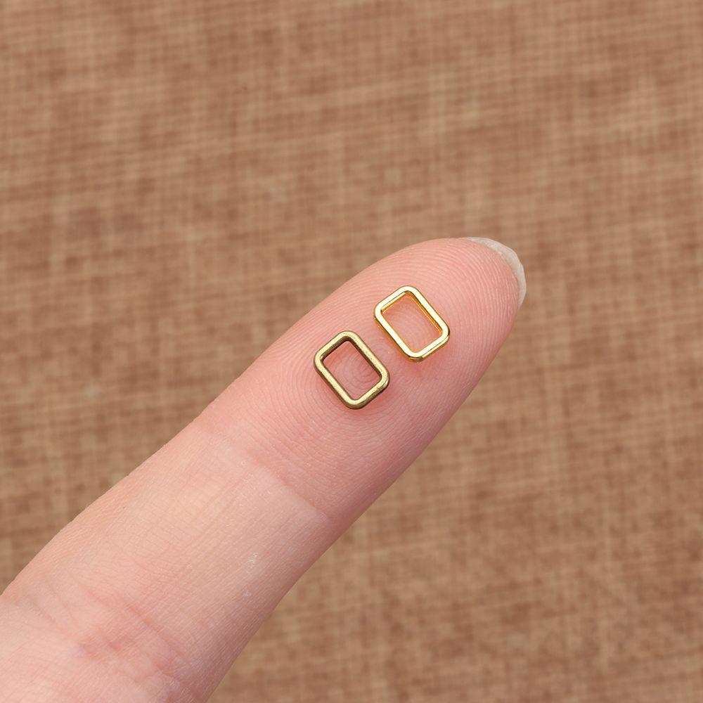 Newest Accessories Tri-glide Diy Dolls Bag Luggage Hardware Square/Triangle Buttons Doll Bag Buckle