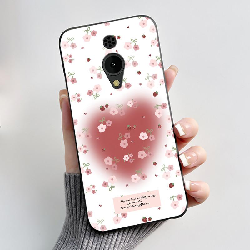 Printed Phone Case For Nokia 150 2G 2023 C2 C10 C20 Funda Coque Soft Silicone Black Shell Cover Cute Flower Cartoon Casing Capa