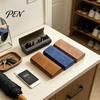 Reading Glasses Storage Vintage Magnetic Eyeglasses Case, Hard Shell Sunglasses Holder for Case Travel, Portable Anti Crush Anti-Pressure Protective