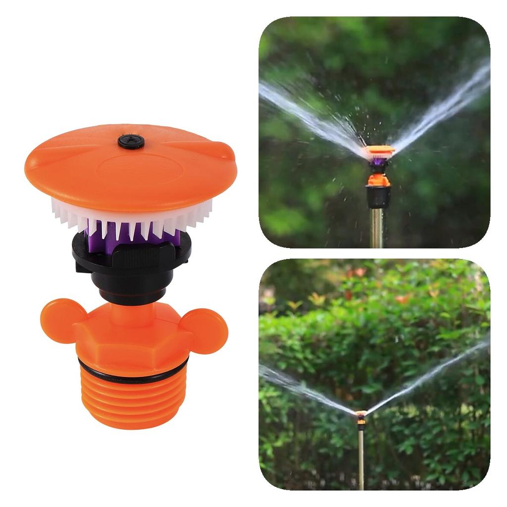 1/2"Male Thread Garden Watering Sprinkler 360° Rotating Lawn Flower Field Orchard Irrigation Nozzle Oscillating Rotary Sprinkler