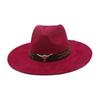 Grassland Ethnic Style Dance Sunscreen Travel Shooting Big Eaves Hat Men'S And Women'S High-End Flat-Brimmed Top Hat