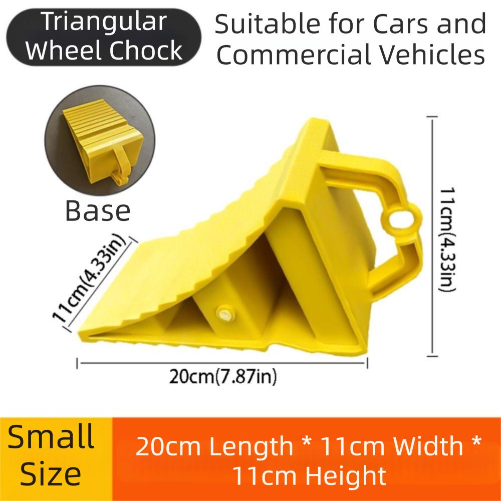 Non Slip Wheel Chocks Heavy Duty Wheel Chock Stopper Block ABS Stop Slider  Cars