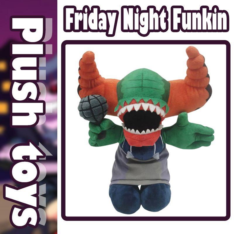 Night Friday Anime Funkin Plush Toy Cute Spooky Month Skid Stuffed Dolls Gifts