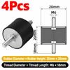 M3 M4 M5 M6 M8 M10 Silentblock Bobbin Mount Male Thread Shock Absorber  for Marine Automotive Use