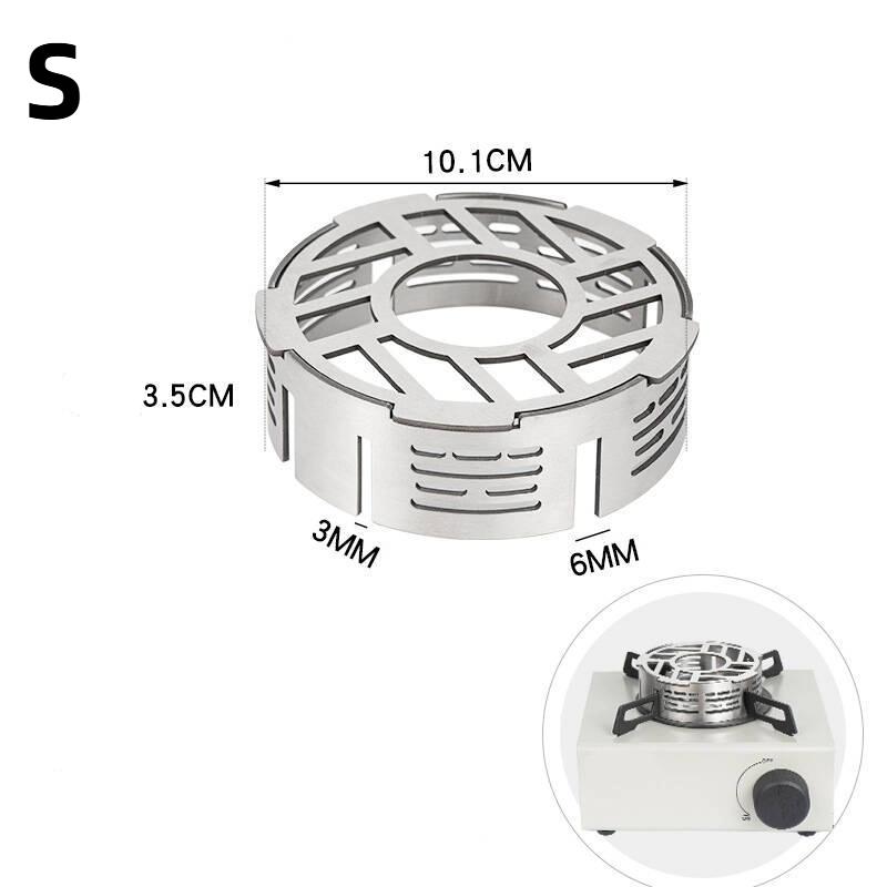 

Ветрозащитный экран для уличной плиты, портативная ветрозащитная кольцо для кемпинговой плиты, устойчивое к высоким температурам, принадлежности для кемпинга, пикника, приготовления пищи 10.1cm