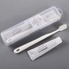 Tri-Head Soft & Hard Bristle Adult Toothbrush with 3D Tongue Scraper