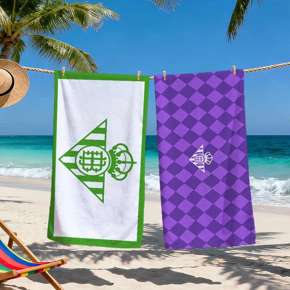 modern cool green art fc R-RealS B-Betis soft Beach Towels Trip swim Pool bathing Towel Gym Spa home Decor Gift Holiday Vacation