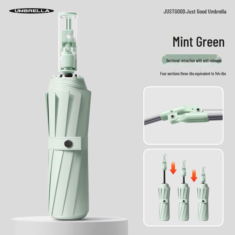 MAYDU 12-Rib Automatic Windproof Umbrella